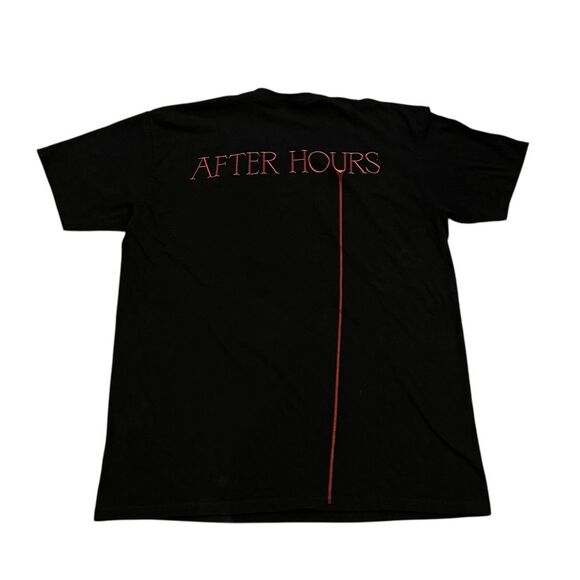 The Weeknd Black XO After Hours Promo Double Sided Graphic Tee Men’s Sz XL - Picture 2 of 6